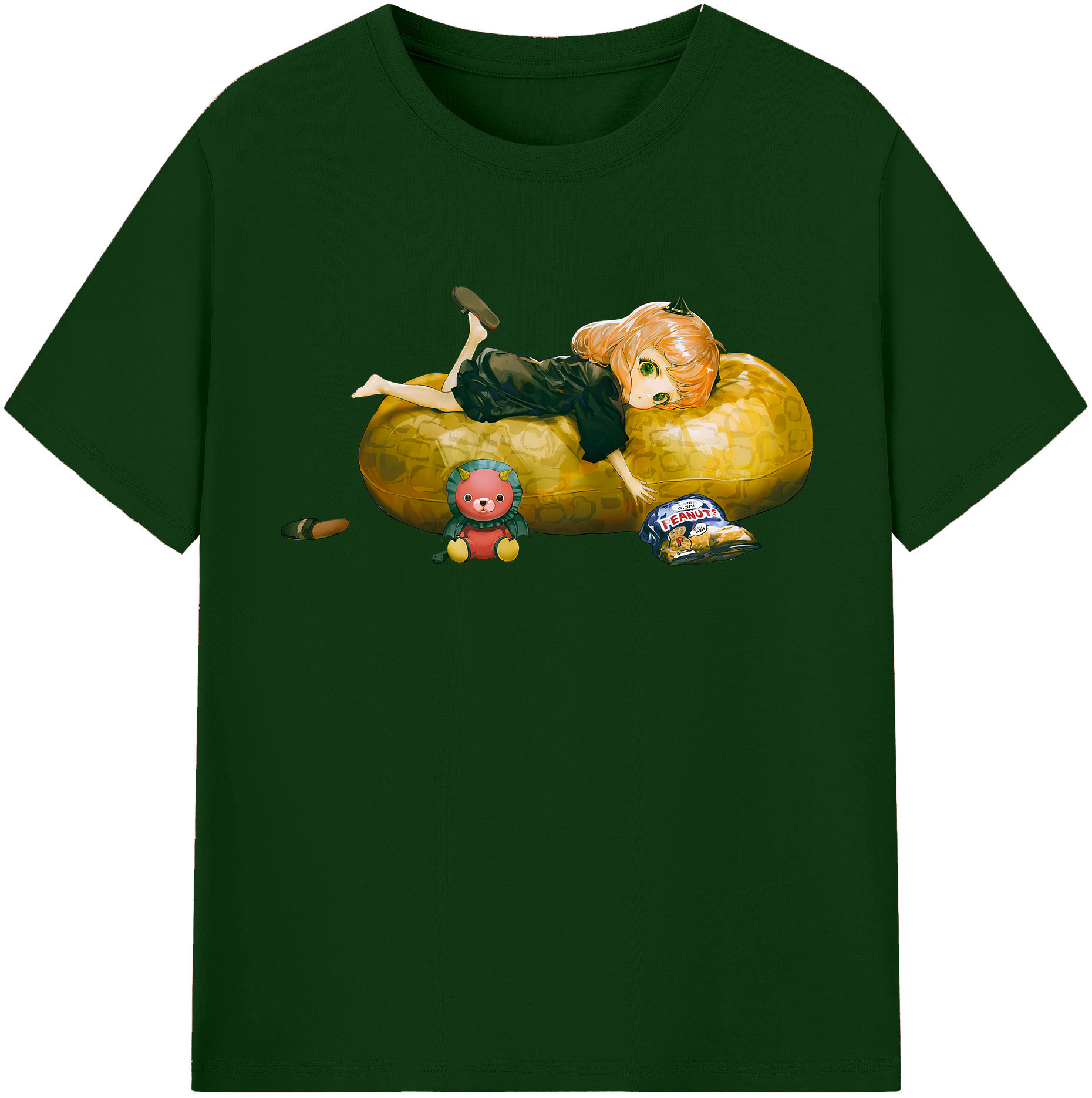 （画像用） SPY×FAMILY间谍家家酒 綿100％半袖Tシャツ（フロントプリント）